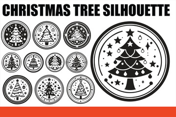 Christmas Tree Silhouette Bundle