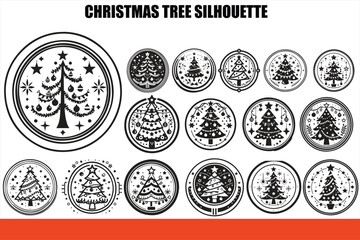 Christmas Tree Silhouette Bundle