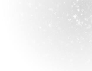 png abstract Christmas overlay with sparkling snowflakes, garland, tinsel, magical light effect, winter festive decoration for greeting cards, banners, and holiday design