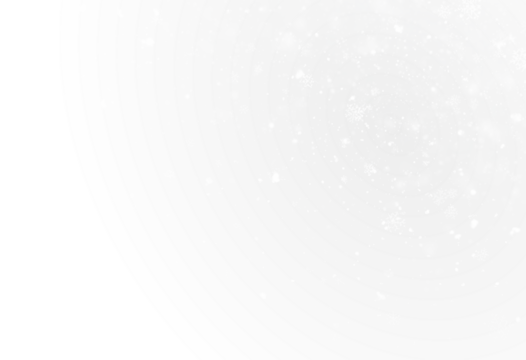 png snowy Christmas overlay with bright snowflakes and glistering bokeh