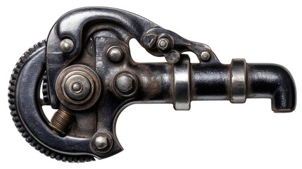 Metal pipe cutter, isolated on transparent background