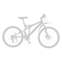 Fototapeta premium Mountain Bike Silhouette