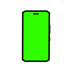 Smartphone Frame PNG – Transparent Mobile Mockup Vector Icon