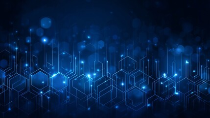 Explore modern connections with this stunning blue network background, perfect for illustrating technology, science, or innovative business solutions