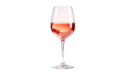 Elegant glass fills w/ light pink rose on stark, black background