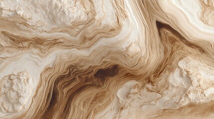 Abstract swirling patterns of natural stone and mineral textures in warm earthy tones create a luxurious organic backdrop