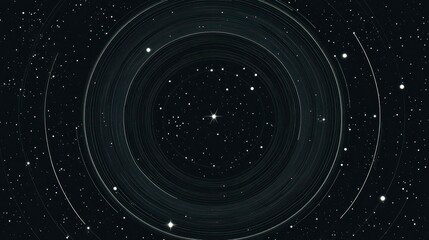 Cosmic rings in a star-filled void