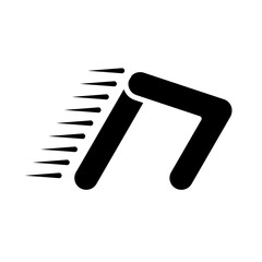 running icon. 