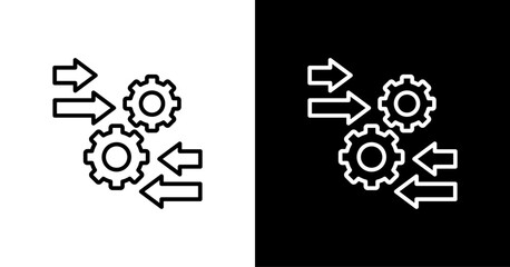 Systematic Approach White Icon Set Design