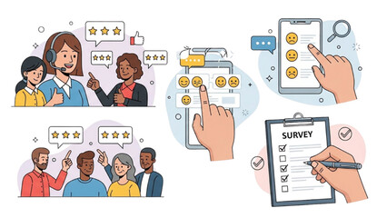 Survey Feedback and Customer Satisfaction Illustration Evaluation and Experience