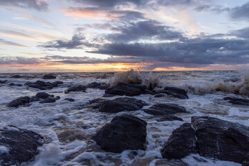 The Adelaide algal bloom at dusk