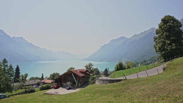 Rustic Farmhouse Overlooking Lake Brienz &ndash; Brienzer Rothorn,,Filmed on 29 August 2025