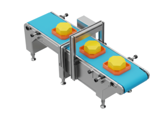Isolated factory food processing line equipment, production and transport system design
