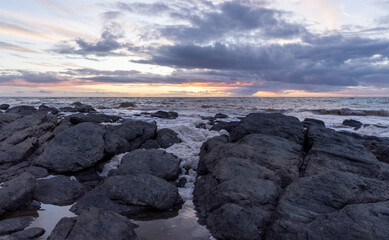 The Adelaide algal bloom at dusk