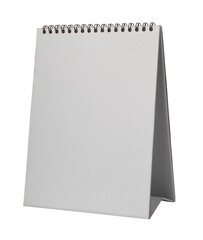blank calendar isolated on white