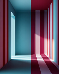 Vertical Striped Portrait for Social: Perfect for social media posts, ideal for mobile devices, great for bold editorial content