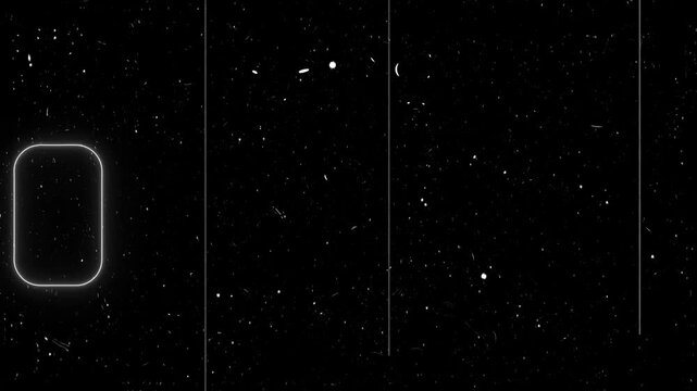 Film Grain Effect with Light Burns filmed with 8mm Camera 4K, old tv grain video footage. 