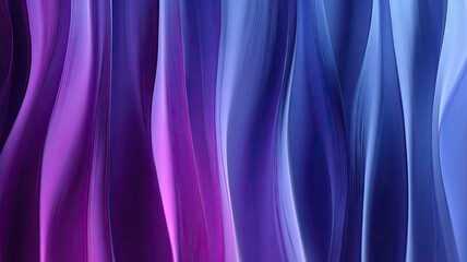 Softly flowing blue and purple silk provides a luxurious satin texture backdrop for a smooth, elegant fabric design