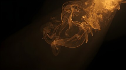 Obraz premium smoke with white thick black background