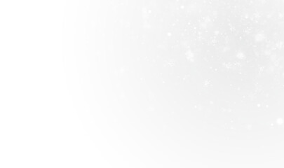 png abstract winter overlay with snowflakes, bright bokeh, glistering lights, festive decoration for Christmas and New Year greeting cards, banners, and holiday designs