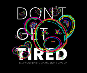 Typography design, graffiti, abstract lines, streetwear, colorful, expressive. for t-shirt design.