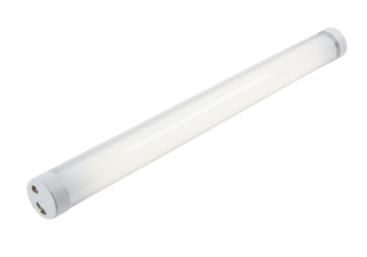 Isolated LED light tube with end cap for energy efficient lighting in modern environment