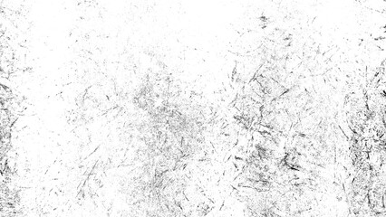 Grunge background of black and white. Abstract illustration texture of cracks, chips, dot. Dirty monochrome pattern of the old worn surface.