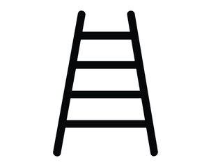 Simple black ladder