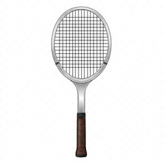 vector illustration of a classic tennis racket.