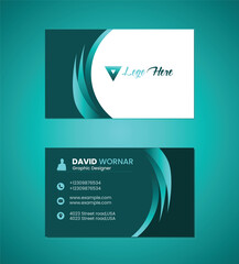 Fototapeta premium An elegant template for a business card 