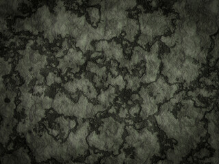 Mottled grey rock texture with visible creases and scattered dark patterns.