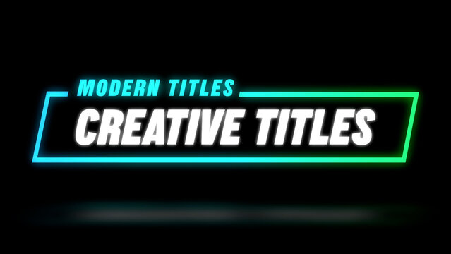 Creative Title 01