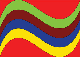 abstract background with rainbow Colorful Papercut Background Vector Design