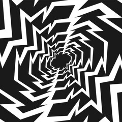 Abstract background with gradient spiral geometric pattern