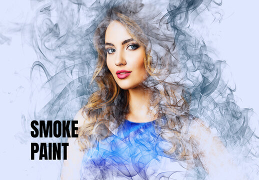 Smoke Paint Photo Effect