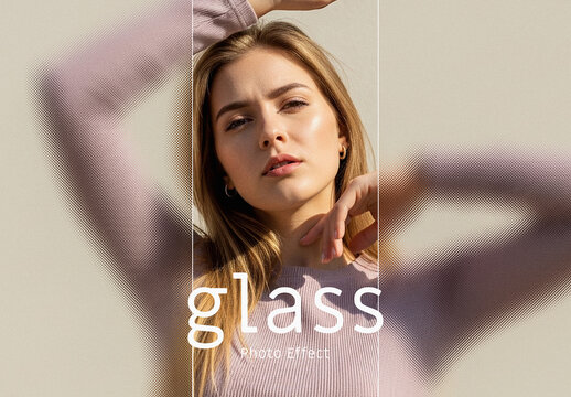 Refract Glass Photo Effect