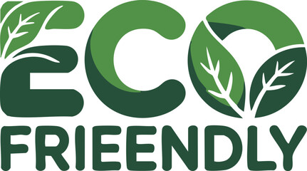Eco Friendly Branding with Green Leaves