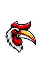 Fototapeta premium hornbird head mascot