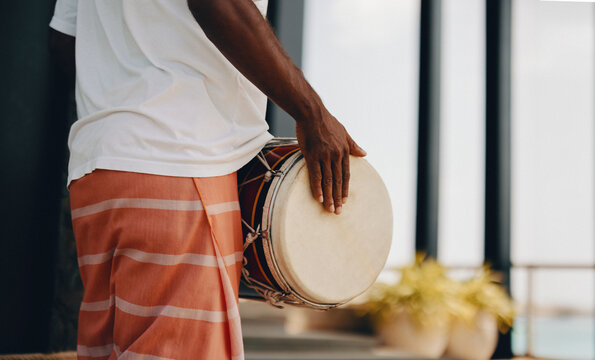 Traditional Maldivian drum welcome for guests at luxury island resort
