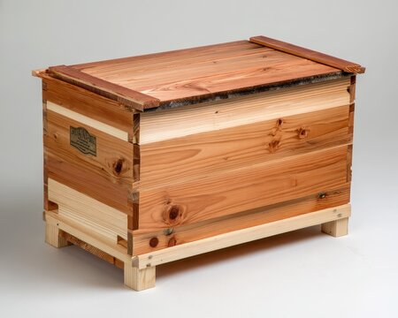 Langstroth Hive Kit for Apiculture with Deep Box and Feeder for Bees