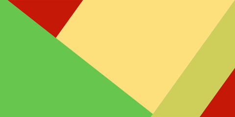 Abstract geometric red, green, orange, and yellow square theme overlap background for graphics design. Eps10 vector