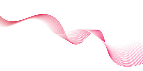 Abstract Red Line Wave Background, abstract line wave background, abstract red wave line background Vector illustration, red wave on white. graphic design Banner Pattern background template,