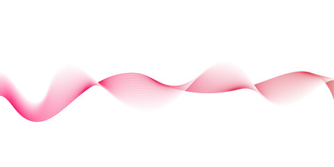 Abstract Red Line Wave Background, abstract line wave background, abstract red wave line background Vector illustration, red wave on white. graphic design Banner Pattern background template,