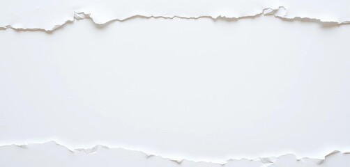 Close-up of distressed white paper with jagged tears and frayed edges,  ripped,  vintage paper