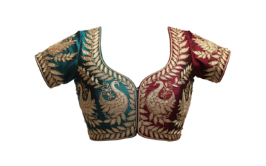 Two blouses isolated on transparent background