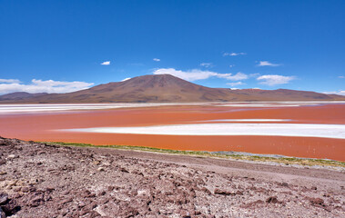 view of the bolivian mountains in bolivia