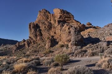 Rock formation at Roques de García