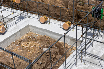 住宅建設素材　鉄筋工事