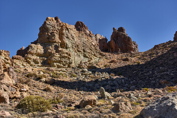 Fototapeta premium Rock formation at Roques de García