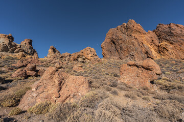 Fototapeta premium Volcanic ridge at Roques de García
